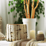 Osłonka z brzozy – naturalność i surowy urok