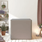 Szary skrzat krasnal – stonowana ozdoba, która rozczula