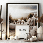 Dekoracyjny srebrny wazon – błyszczący detal na komodzie