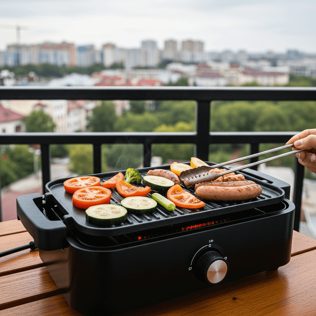 Grill elektryczny jaki wybrać, by cieszyć się smakiem grilla przez cały rok, nawet na balkonie