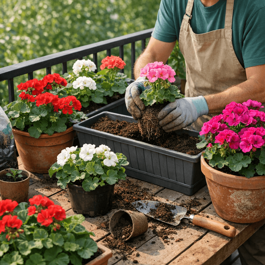 Kiedy sadzić pelargonie?